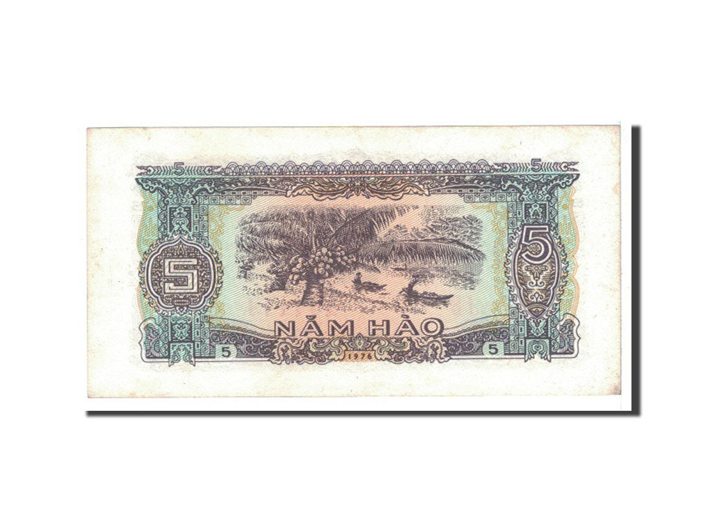 Banknote, Vietnam, 5 Hao, 1976, Undated, KM:79a, UNC(63)