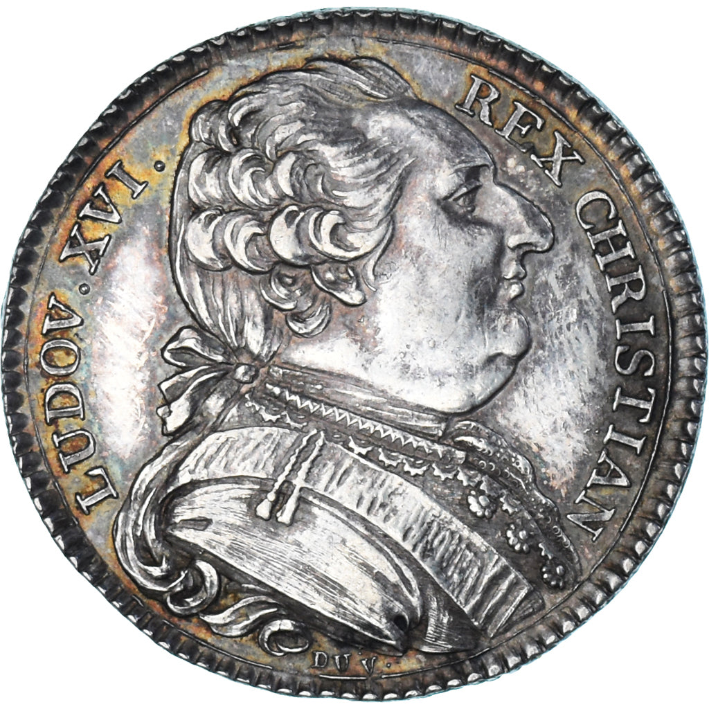 Francia, zeton, Louis XVI, États de Bretagne, Rennes, 1788, EBC, Plata