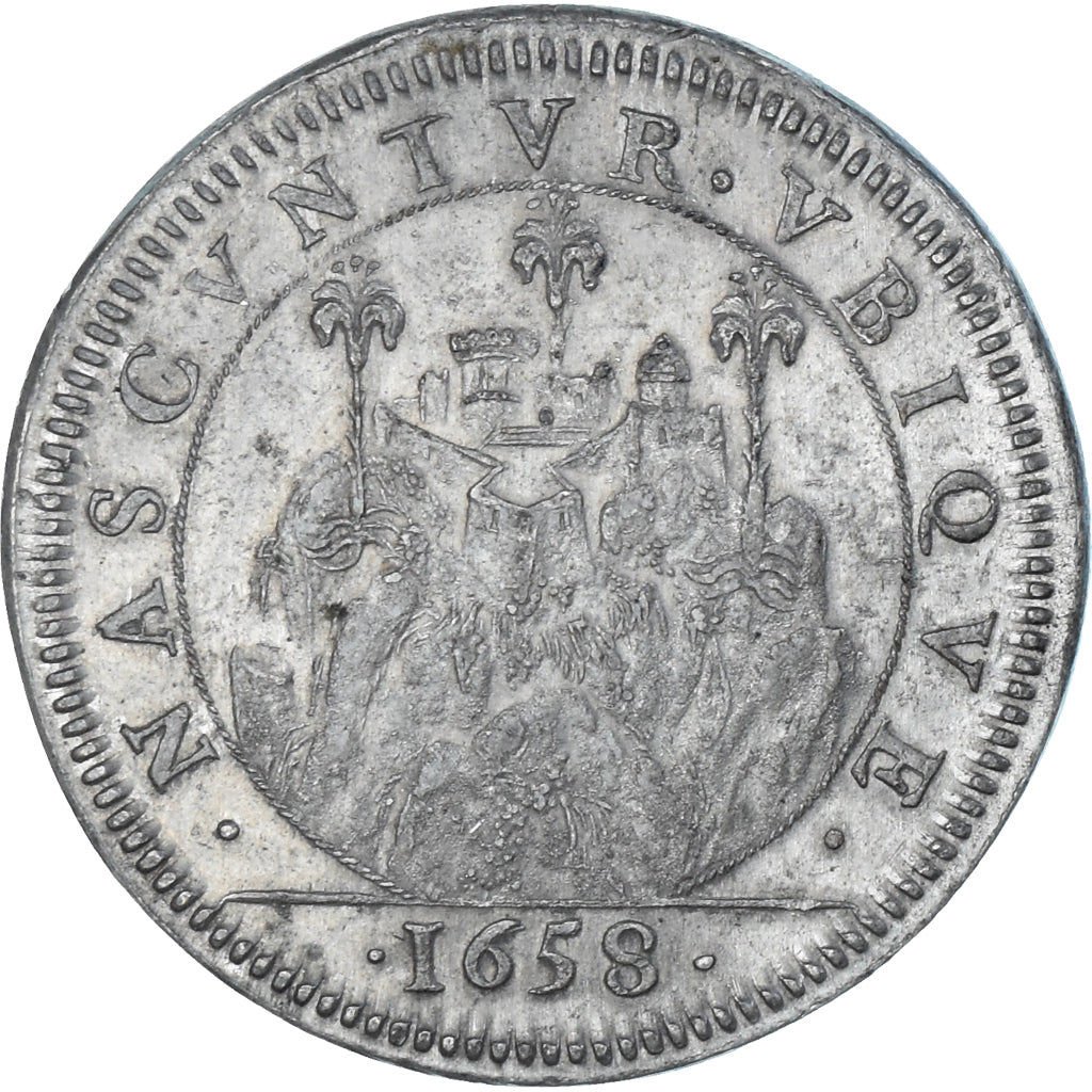 France, Token, Lorraine, Prise de Montmédy pour le Conseil du Roi, 1658
