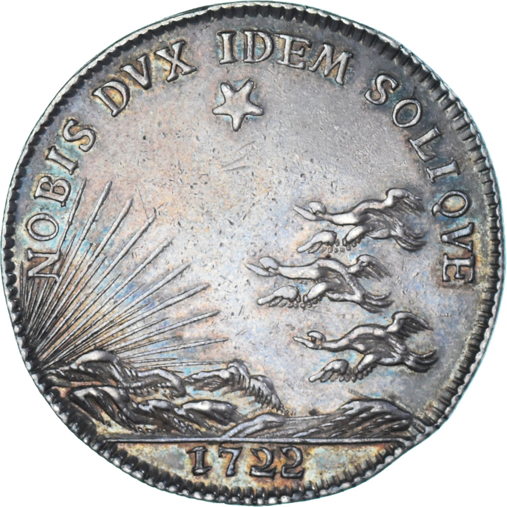 Francia, zeton, Etats de Bourgogne, Victor Amédée de La Fage, 1722, Rare