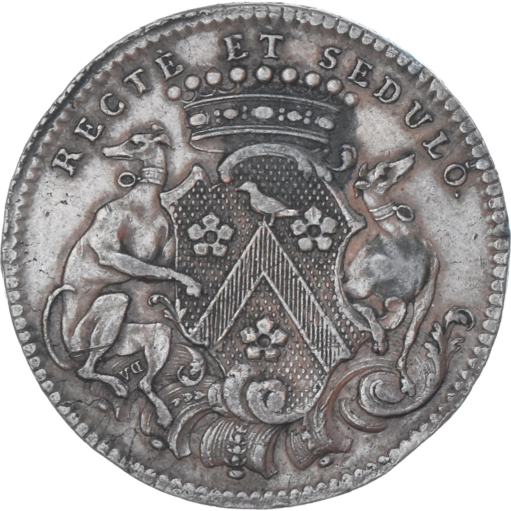 Frankreich, betaalpenning, Maires de Dijon, Claude Marlot, 1751, SS+, Kupfer