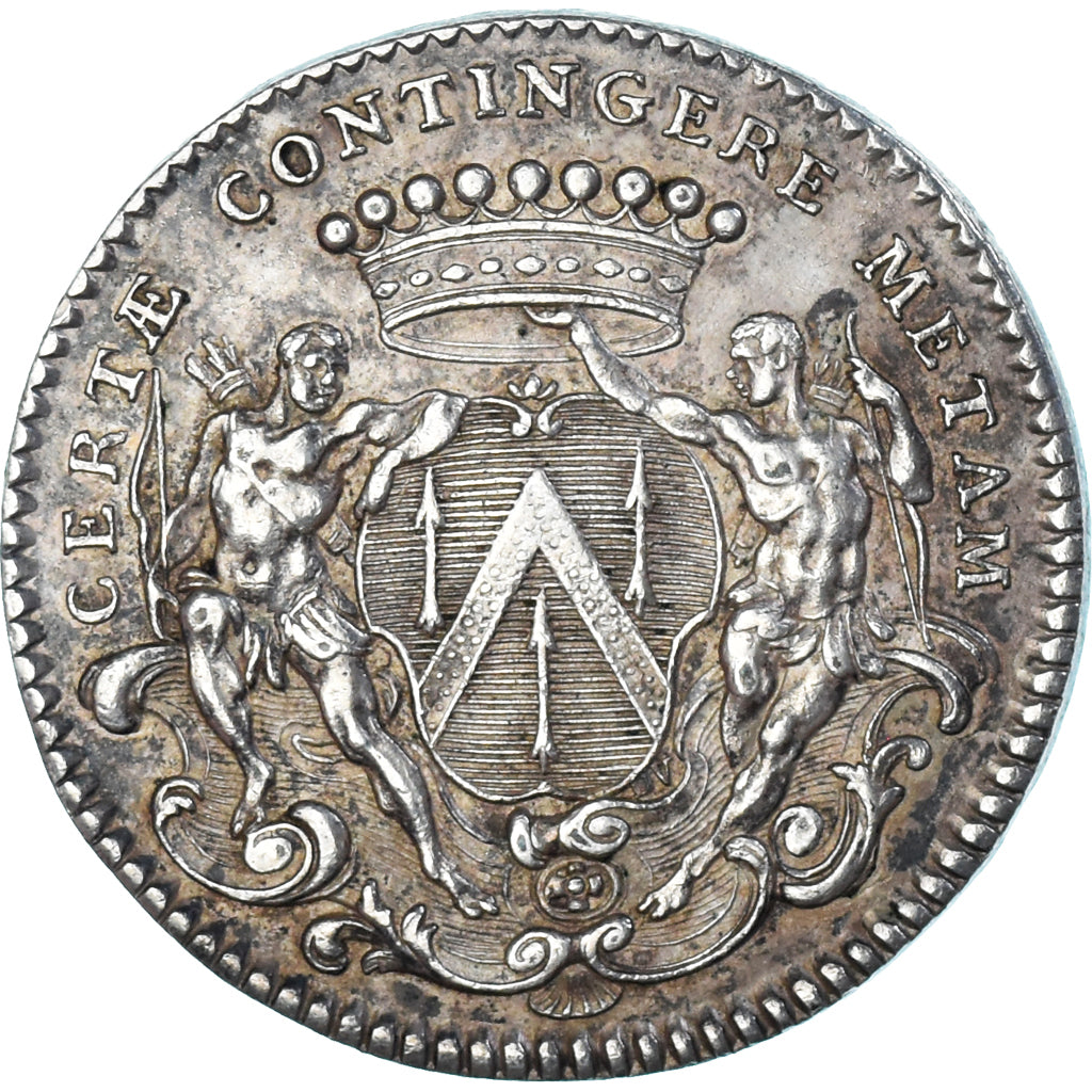 France, Jeton, Maires de Dijon, Jean-Pierre Burteur, 1742, SUP, Argent