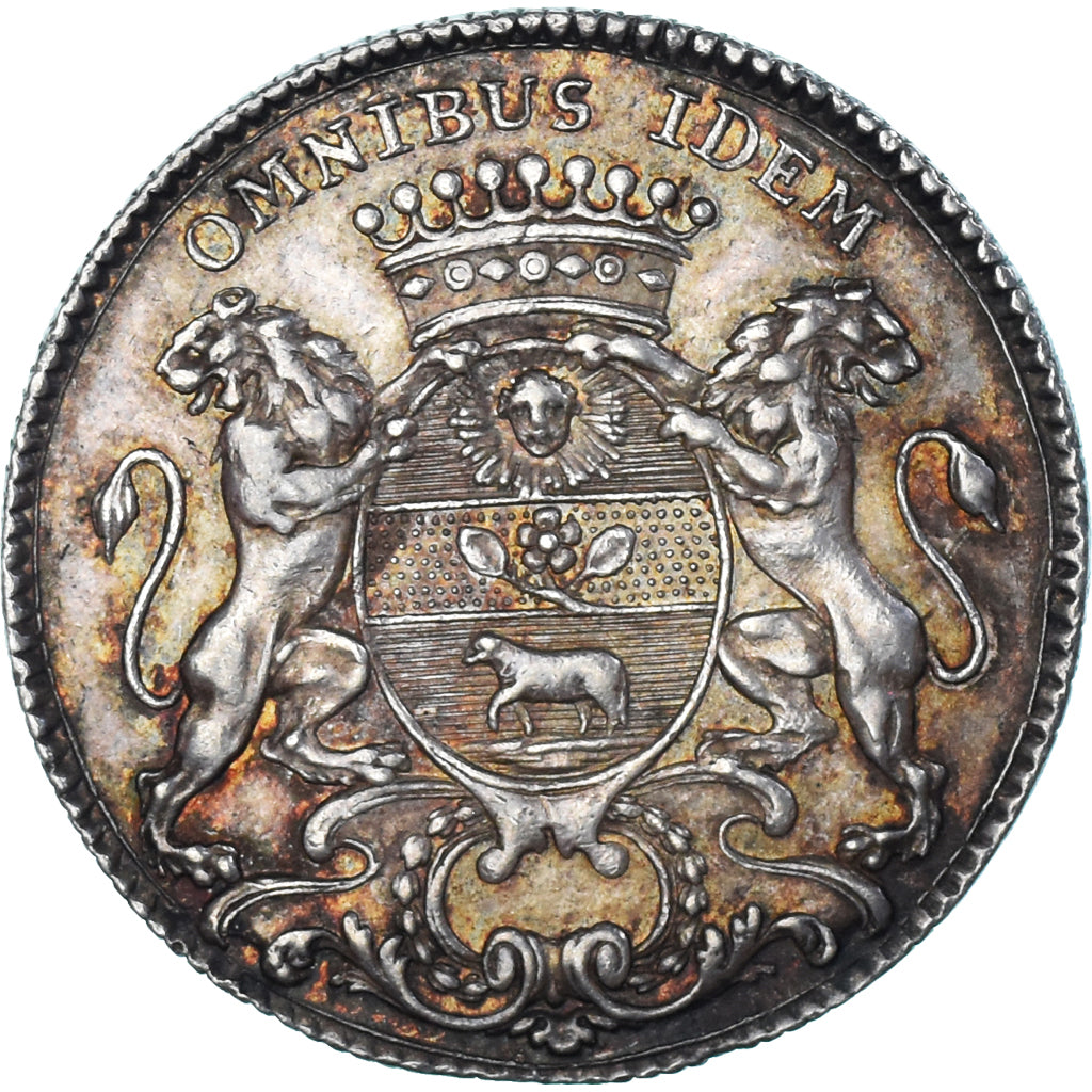 Francja, Token, Maires de Dijon, Nicolas-Claude Rousselot, 1766, AU(55-58)