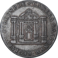 France, Token, Louis XIV, Chambre des Comptes de Dijon, 1648, EF(40-45), Copper