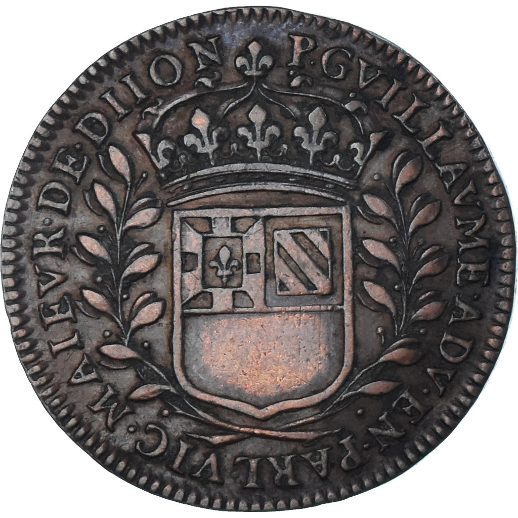 Francia, ficha, Maires de Dijon, Pierre Guillaume, 1663, BB+, Rame