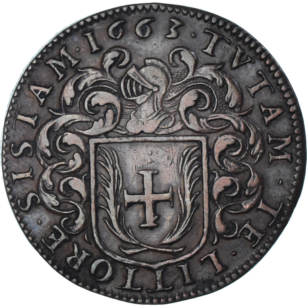 Francia, ficha, Maires de Dijon, Pierre Guillaume, 1663, BB+, Rame