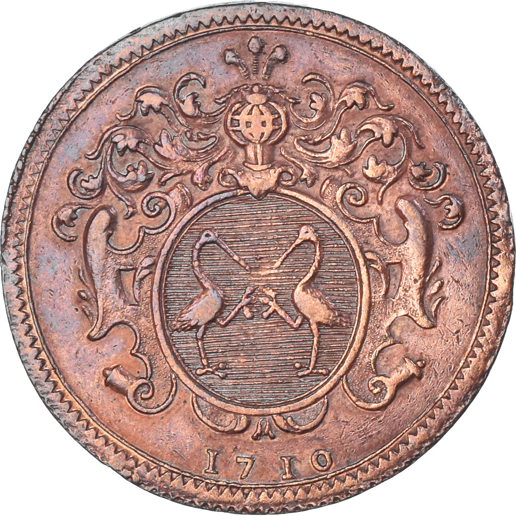 Francia, zeton, Etats de Bourgogne, Claude Lemulier, Elu du Tiers-Etat, 1710