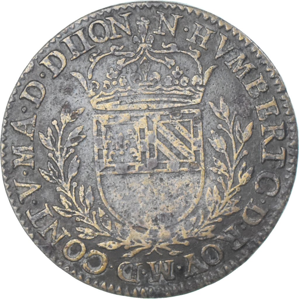 France, Jeton, Maire de Dijon, Nicolas Humbert, 1612, TTB, Cuivre