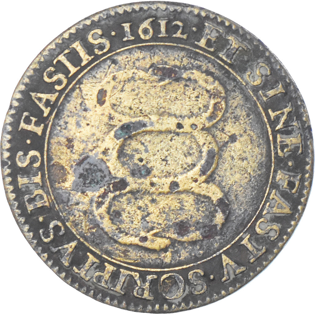 France, Jeton, Maire de Dijon, Nicolas Humbert, 1612, TTB, Cuivre
