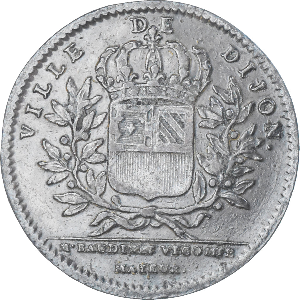 Frankreich, betaalpenning, Maires de Dijon, Etienne Baudinet, 1727, SS, Kupfer