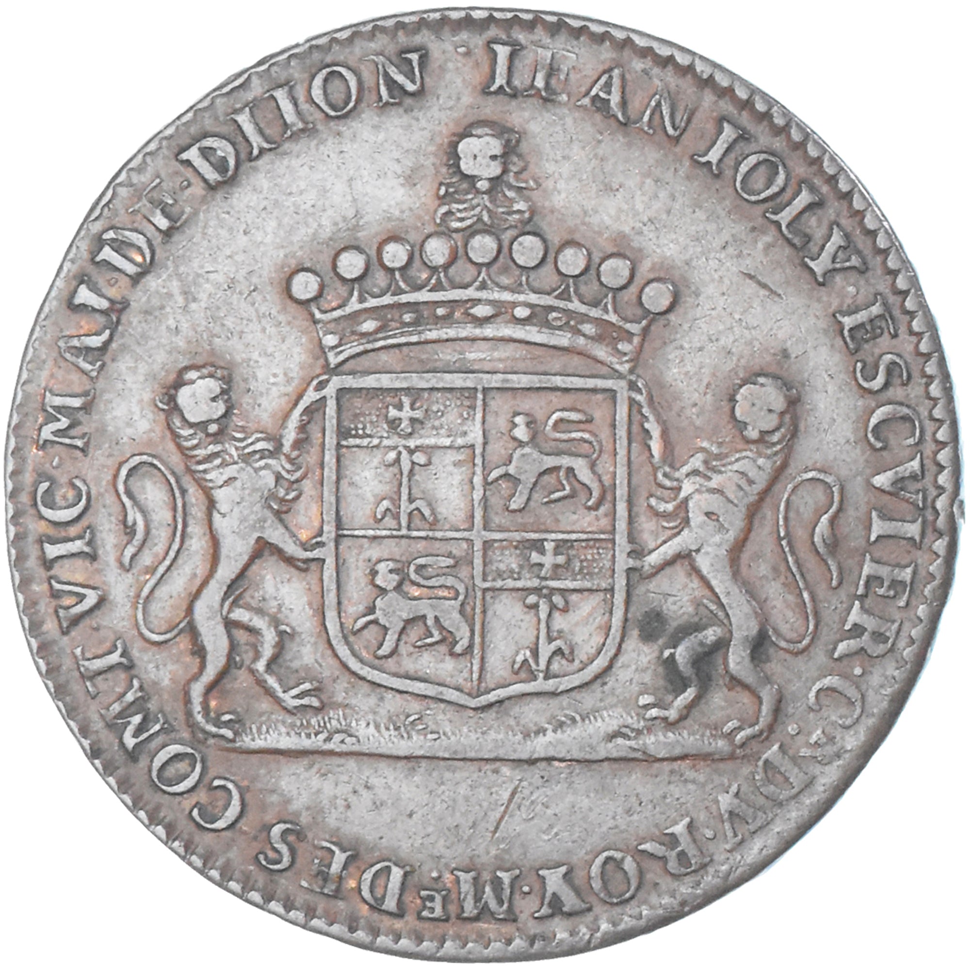Frankreich, betaalpenning, Maires de Dijon, Jean Joly, 1689, S+, Kupfer