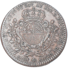 France, Token, Maires de Dijon, Etienne Baudinet, 1719, EF(40-45), Copper