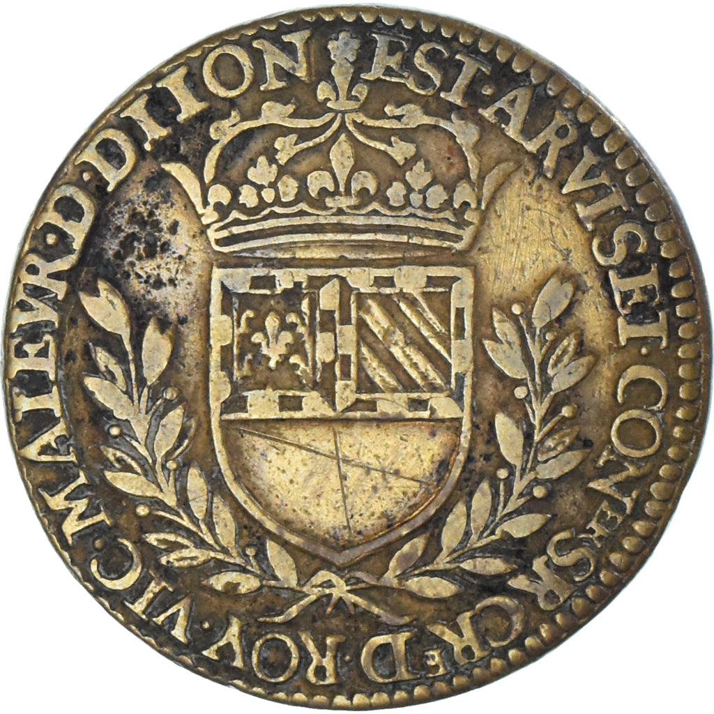 Frankreich, betaalpenning, Maires de Dijon, Étienne Arviset, 1616, SS, Messing
