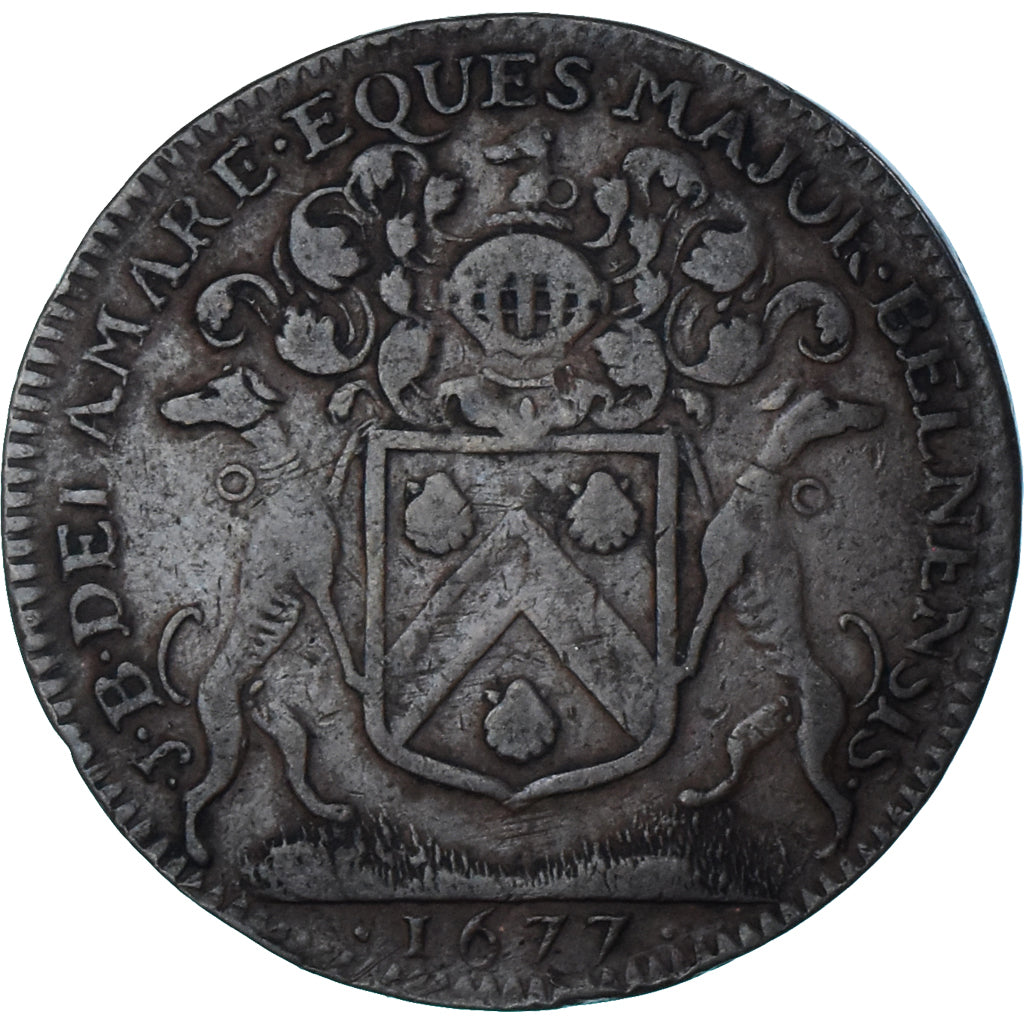 Frankreich, betaalpenning, Bourgogne, Jean-Baptiste de La Mare, maire de Beaune