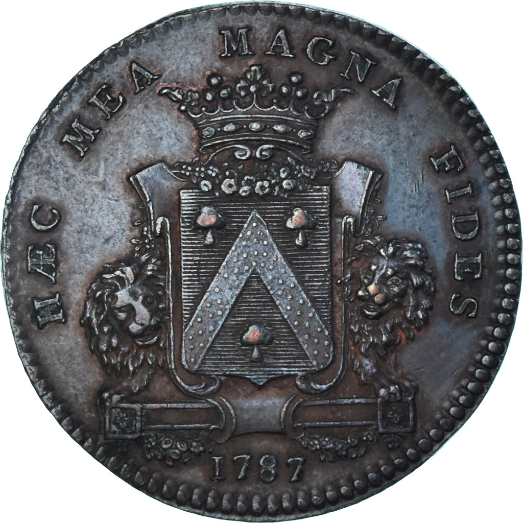 Frankreich, betaalpenning, Maires de Dijon, Louis Moussier, 1787, VZ, Kupfer