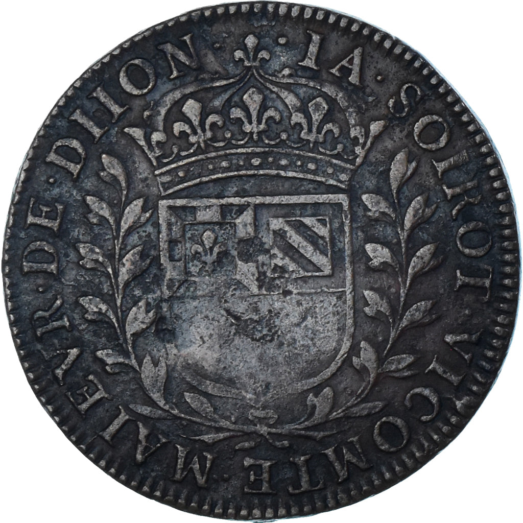 Francja, Token, Maires de Dijon, Jacques Soirot, 1645, EF(40-45), Miedź