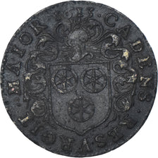 France, Token, Maires de Dijon, Jacques Boussuet, 1613, VF(30-35), Brass