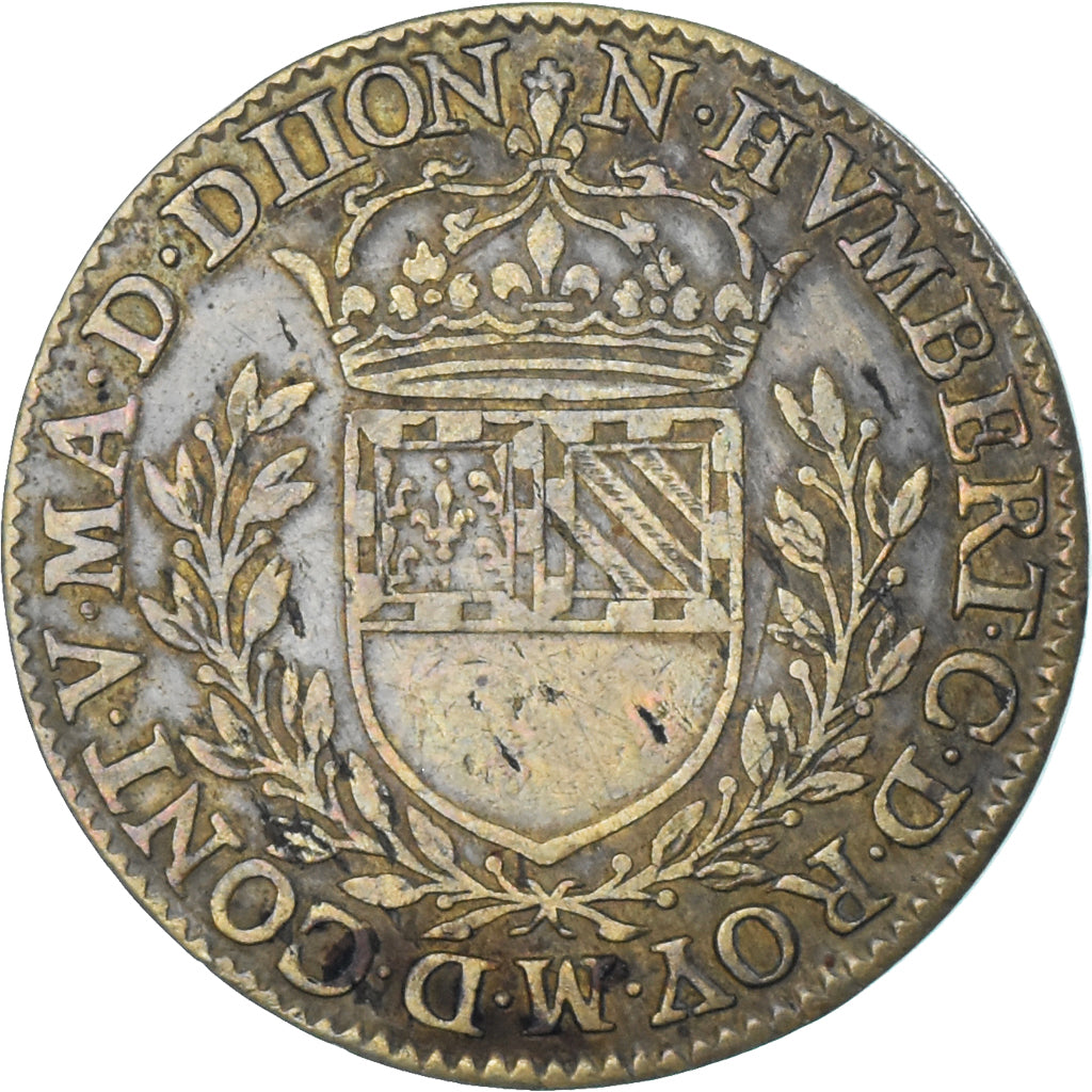 France, Jeton, Maire de Dijon, Nicolas Humbert, 1911, TB+, Laiton