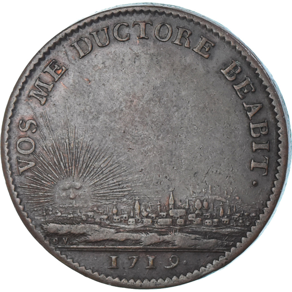 France, Token, Etats de Bourgogne,  René-Constant, Comte de Pons, 1719