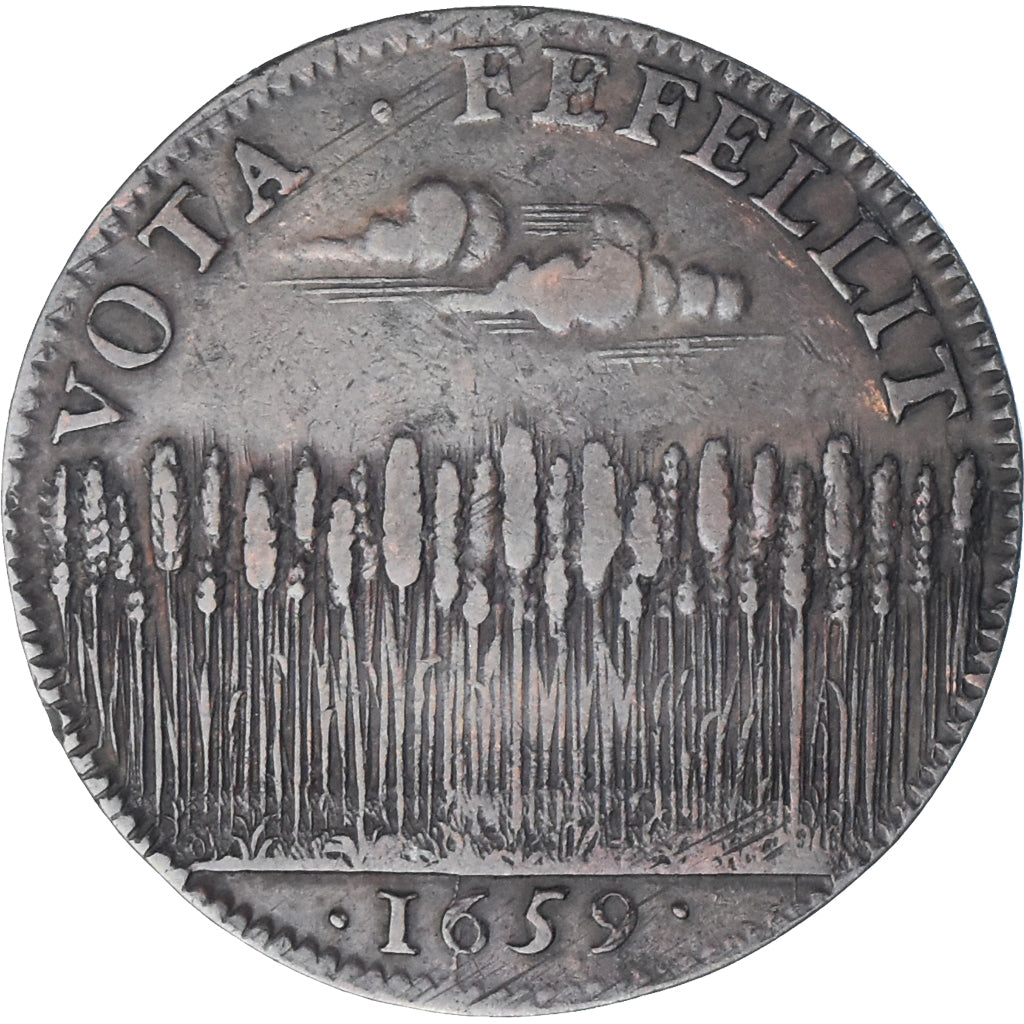 France, Token, Etats de Bourgogne, L’Annonce de la Paix des Pyrénées, 1659