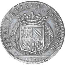 France, Token, Etats de Bourgogne, Contentement devant la Générosité du Roi