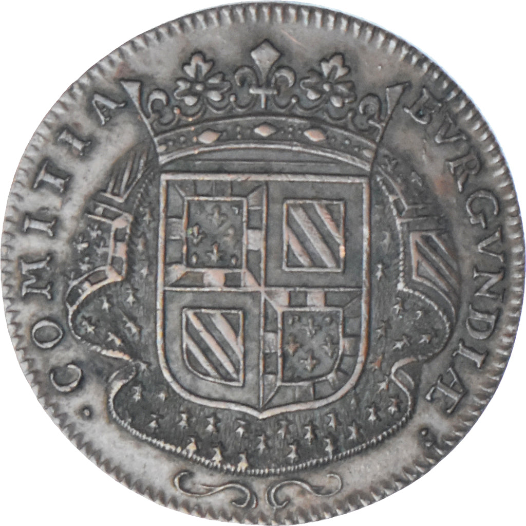 Francia, zeton, Naissance du petit-fils de Louis XIV, 1682, MBC+, Cobre