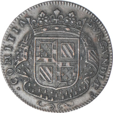 Francia, zeton, Naissance du petit-fils de Louis XIV, 1682, MBC+, Cobre