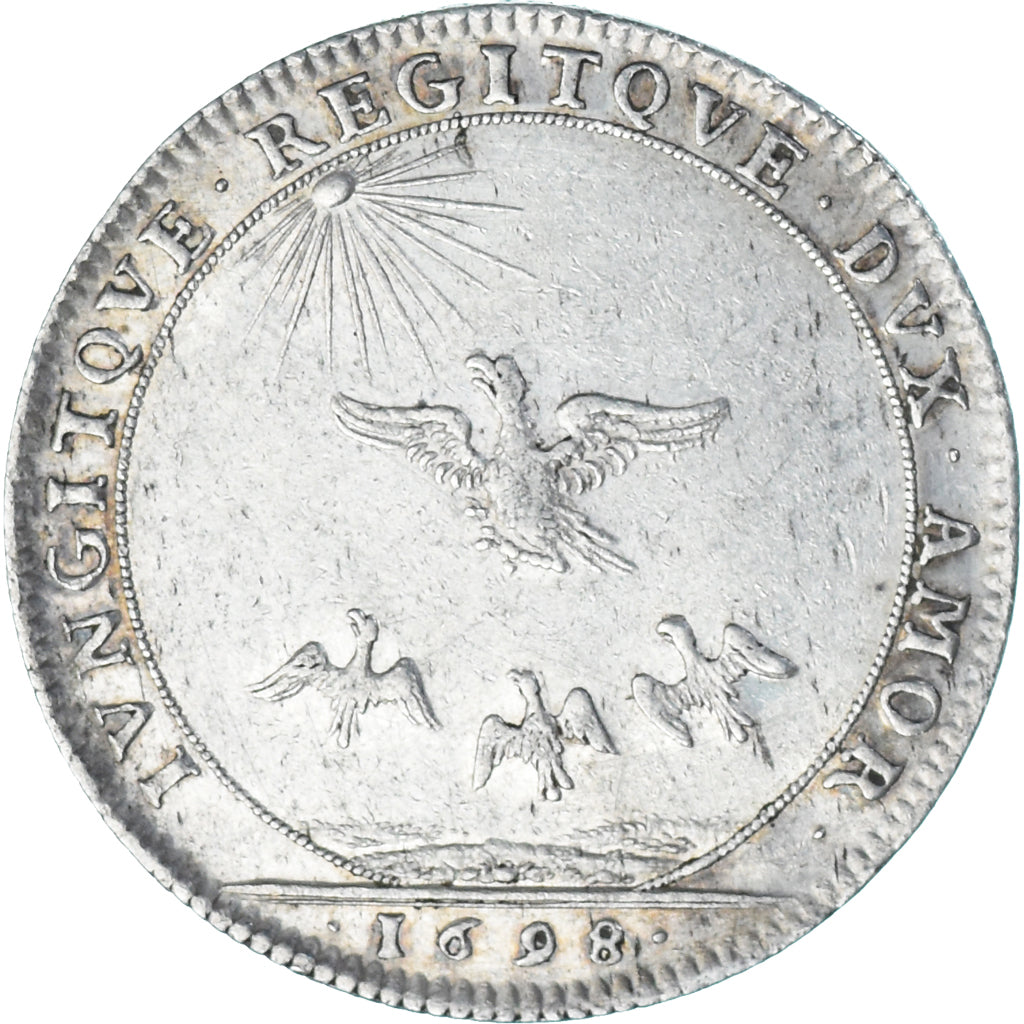 Frankreich, betaalpenning, Louis XIV, Paix de Ryswick, 1698, SS+, Silber