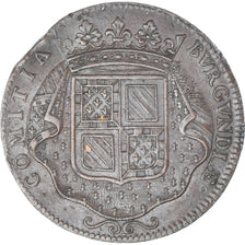 Francia, zeton, La Bourgogne Soutenue par les Princes de Condé, 1704, MBC+
