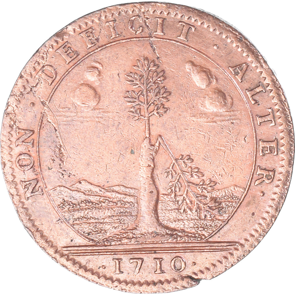 France, Token, Etats de Bourgogne, Décès d’Henri-Jules de Bourbon, 1710