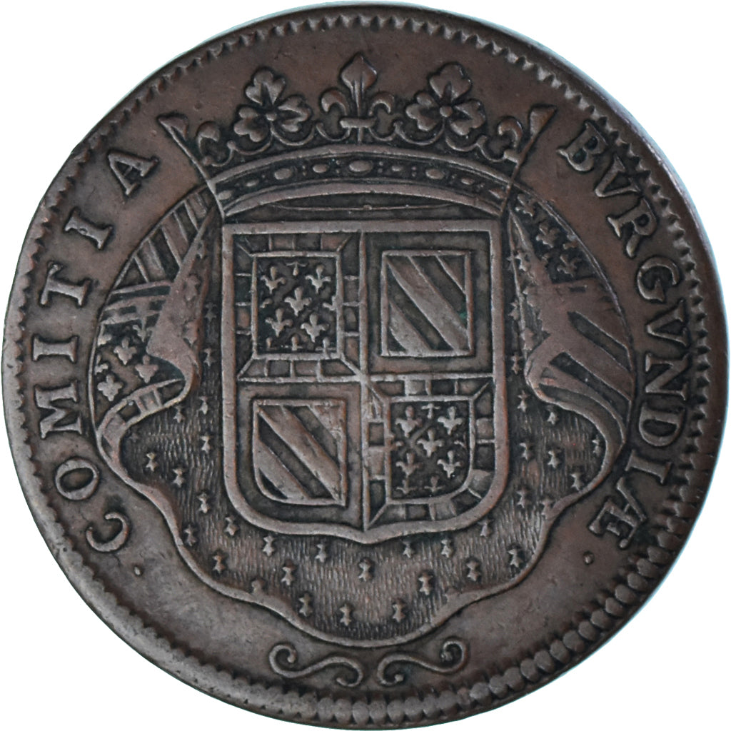 France, Token, États de Bourgogne, La Régence, 1715, EF(40-45), Copper