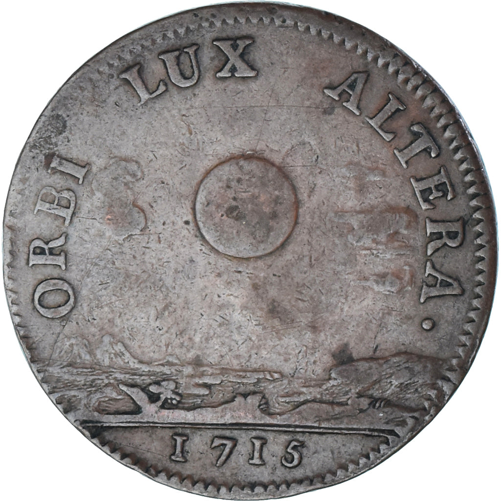 France, Token, États de Bourgogne, La Régence, 1715, EF(40-45), Copper