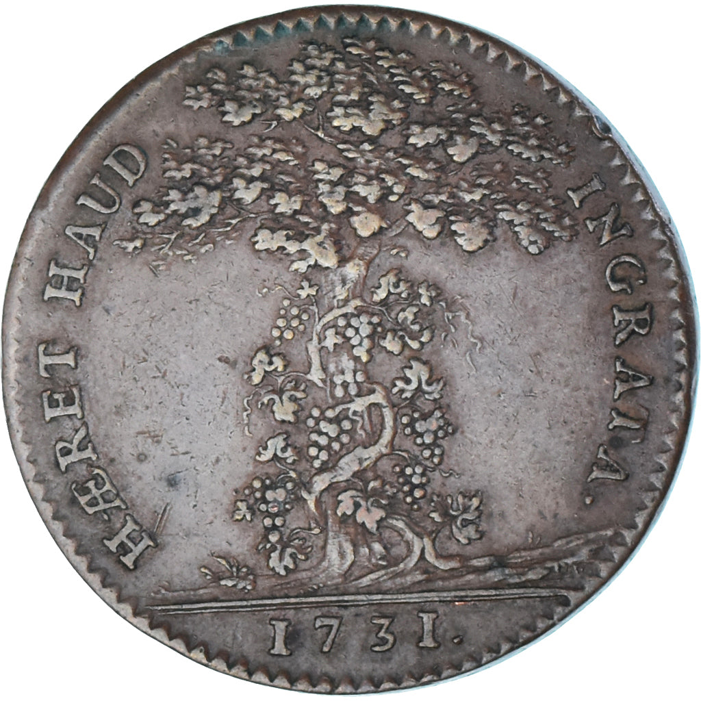Frankreich, betaalpenning, La Bourgogne s'appuie sur le prince de Condé, 1731