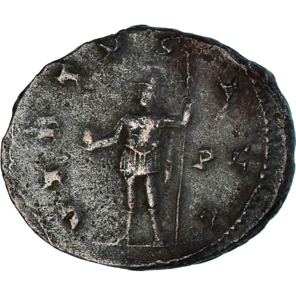 Moneda, Gallienus, Antoninianus, 260-268, Rome, BC+, Vellón, RIC:317