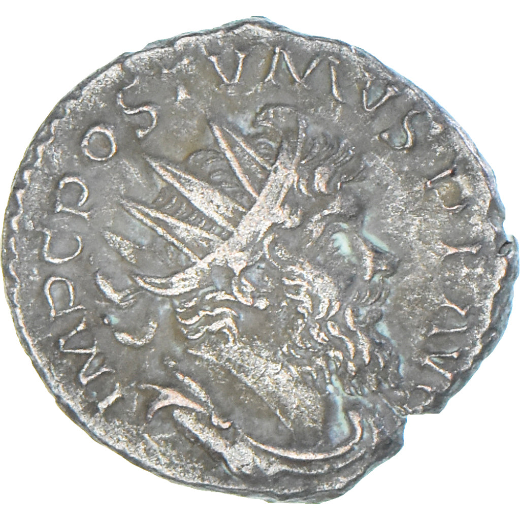 Moneda, Postumus, Antoninianus, 260-269, Lugdunum, MBC+, Vellón, RIC:75
