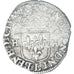 Monnaie, France, Henri IV, Douzain aux deux H, 1595, Bayonne, 3rd type, TTB