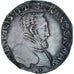 Moeda, França, Henri II, Teston à la tête nue, 1553, Limoges, 1st Type