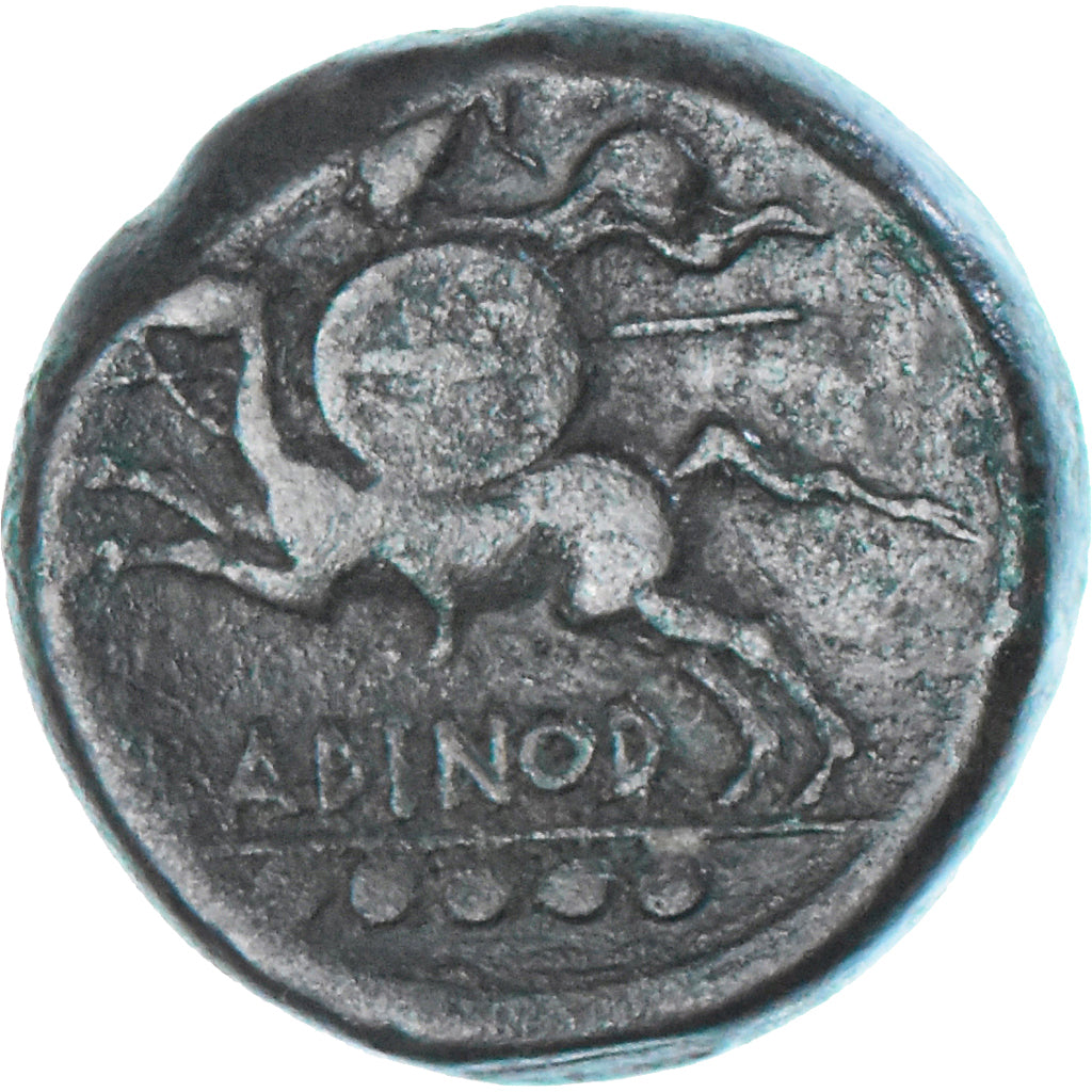 Monnaie, Frentani, Quincunx, ca. 210-175 BC, Larinum, TTB, Bronze, HN Italy:625