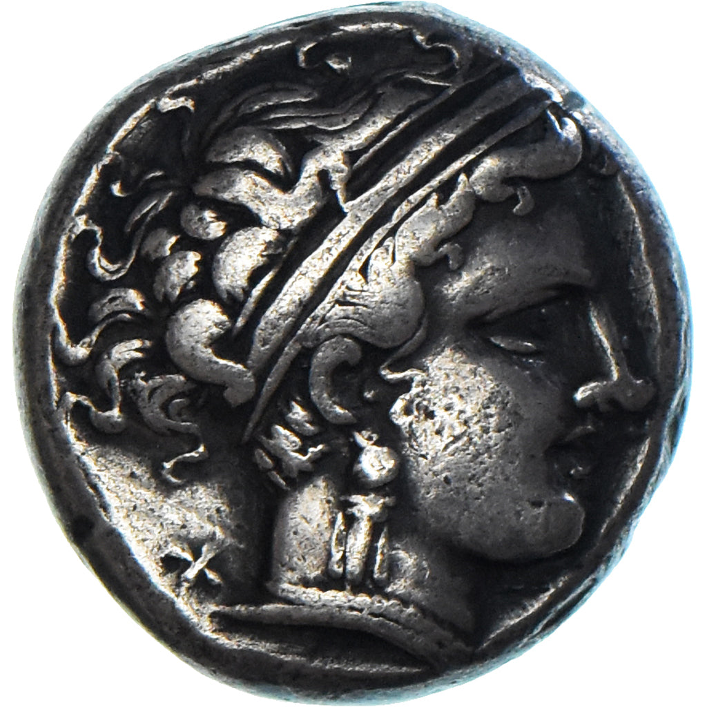Münze, Campania, Didrachm, ca. 340-317 BC, Neapolis, SS, Silber