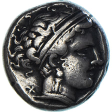 Münze, Campania, Didrachm, ca. 340-317 BC, Neapolis, SS, Silber