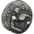 Moneda, Campania, Obol, ca. 320-300 BC, Neapolis, BC+, Plata, SNG-Cop:315