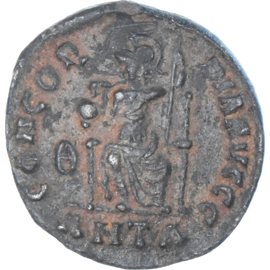 Coin, Gratian, Follis, 378-383, Antioch, EF(40-45), Bronze, RIC:46a
