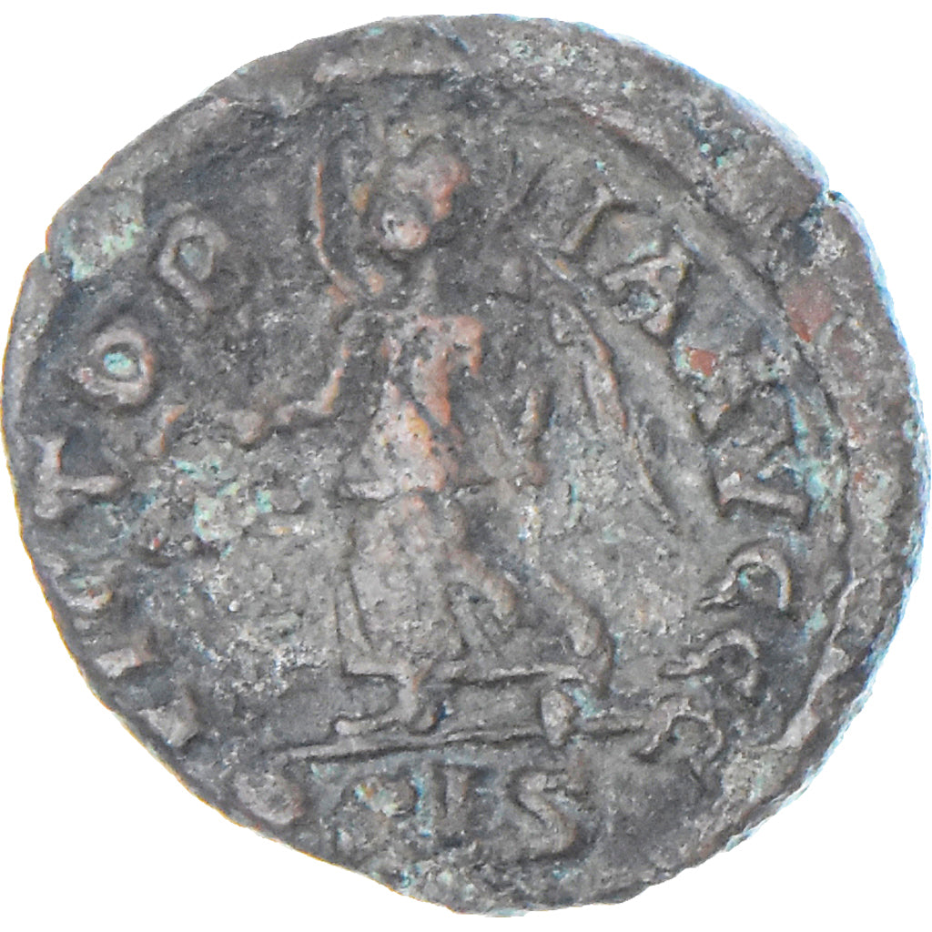Coin, Valentinian II, Follis, 375-392, Siscia, VF(30-35), Bronze, RIC:39a