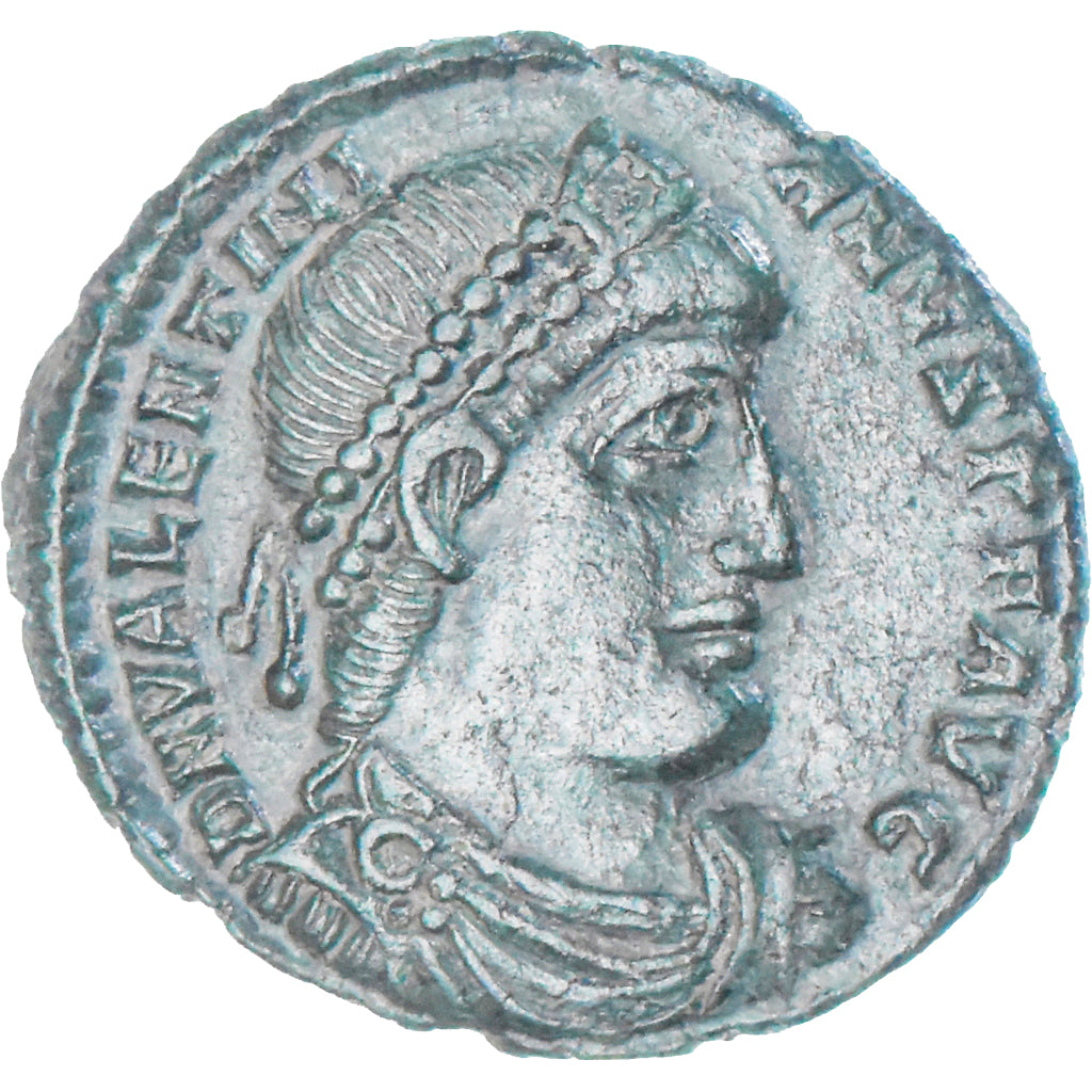 Coin, Valentinian I, Follis, 367-375, Siscia, AU(50-53), Bronze, RIC:7A