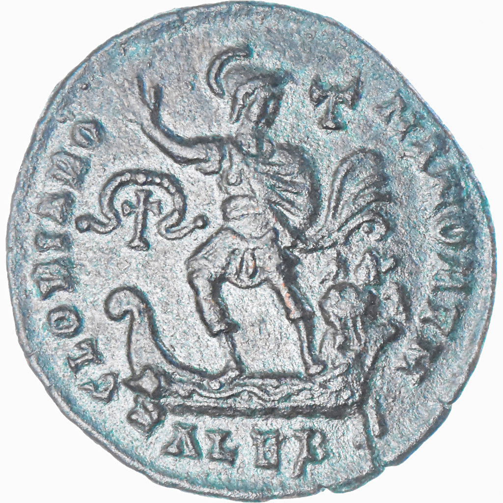 Moneda, Valentinian II, Follis, 383-388 AD, Alexandria, EBC, Bronce, RIC:15a
