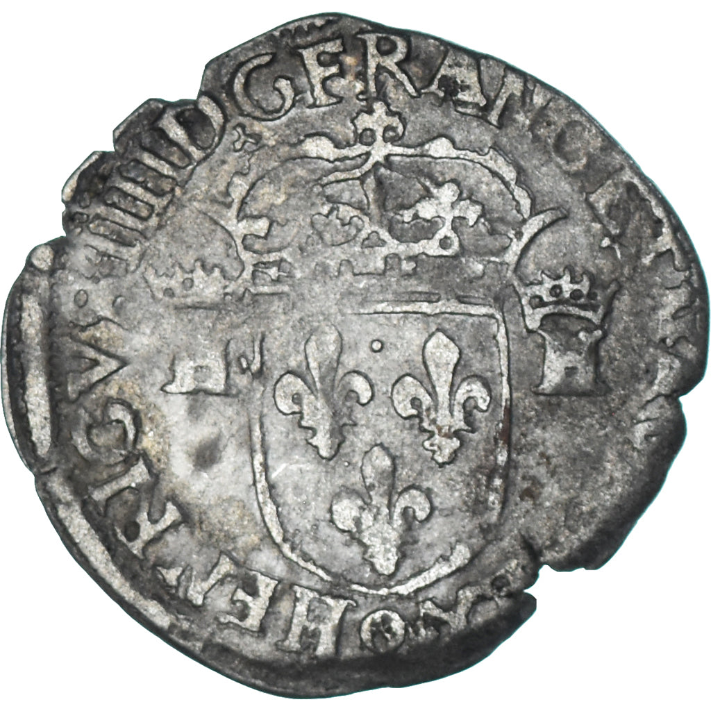 Moneda, Francia, Henri IV, Douzain aux deux H, Uncertain date, Clermont-Ferrand