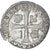 Monnaie, France, Henri IV, Douzain aux deux H, 1594, Bayonne, 3rd type, TB+