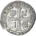 Munten, Frankrijk, Henri IV, Douzain aux deux H, 1594, Bayonne, 3rd type, FR+