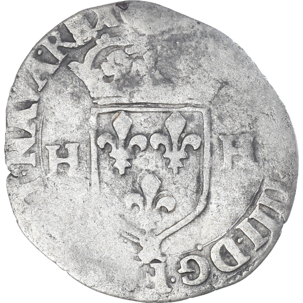 Munten, Frankrijk, Henri IV, Douzain aux deux H, 1594, Aix-en-Provence, 2nd