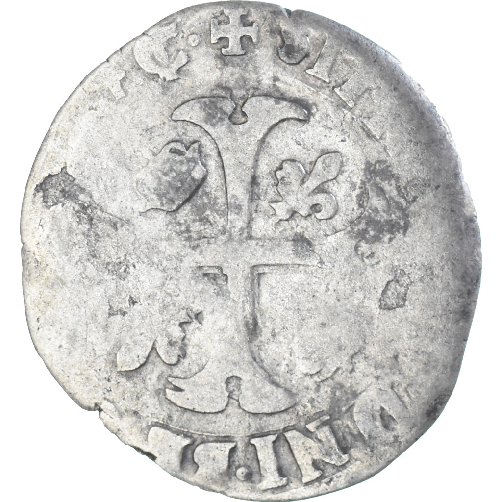 Munten, Frankrijk, Henri IV, Douzain aux deux H, 1594, Aix-en-Provence, 2nd
